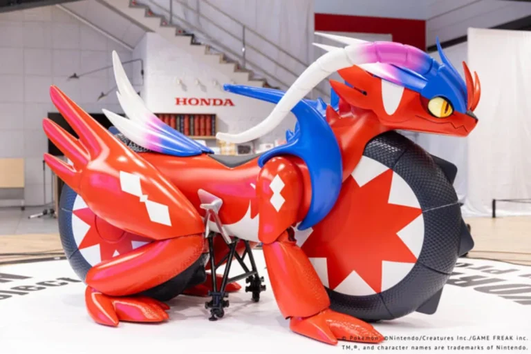 The Pokémon Company and Honda collab brought a real-life Koraidon motorbike