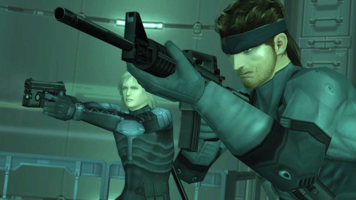 metal gear solid 2 solid snake raiden